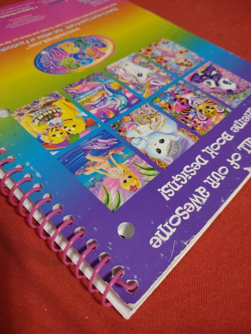 Lisa Frank Notebook spiral Painting Panda New